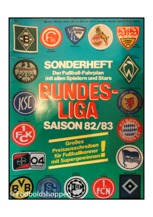 Bundesliga Sonderheft 82/83