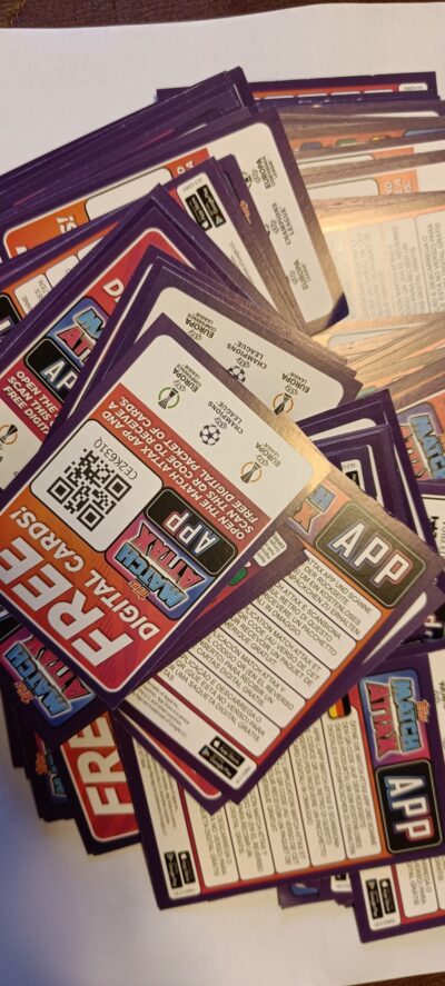 Topps Match Attax 2023/24 2024 Digital Card Codes - 100 stk