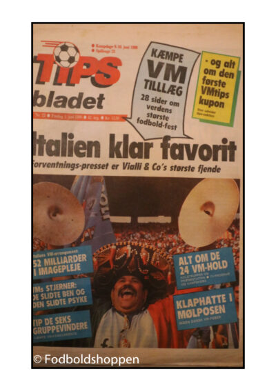 Tipsbladet 1/6-1990 - Inklusiv VM tillæg