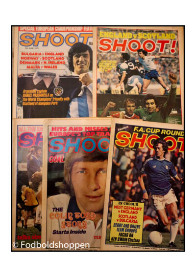 5 stk. Shoot magasiner fra 1970erne