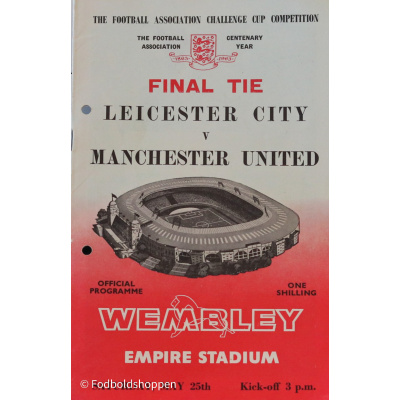 Kampprogram: 1963 FA Cup Finale