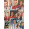 Gamle fodboldkort med originale autografer