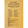 Kampprogram/teamsheet Polen Ungdomslandshold - Randers Freja 1980