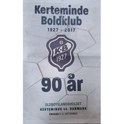 Kertemind Boldklub 90 års jubilæumsavis