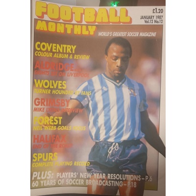 Football Monthly årgang 1987 - 12 numre. Samlet i bind