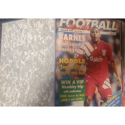 Football Monthly årgang 1993 - 12 numre. Samlet i bind