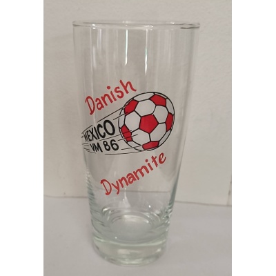 VM 86 Danish Dynamite ØL glas
