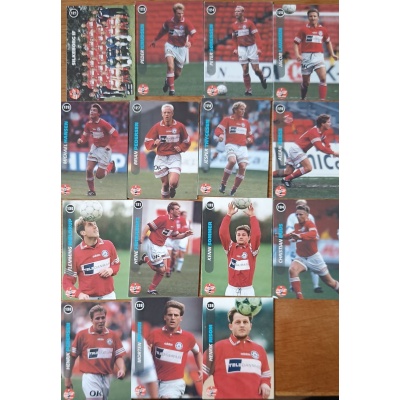 Coca Cola Superliga kort 1995/96 - Silkeborg 15 stk