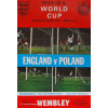 Kampprogram England - Polen 17/10-1973