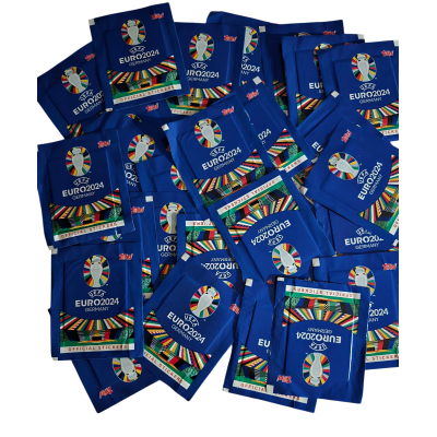 25 pakker EURO 2024 stickers TOPPS