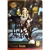 Fodboldkort Mogens Krogh 1998 - Signeret