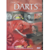 DVD-cover af The Story of Darts med billeder af legendariske dartspillere