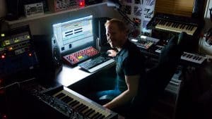 Björn Fogelberg in his studio