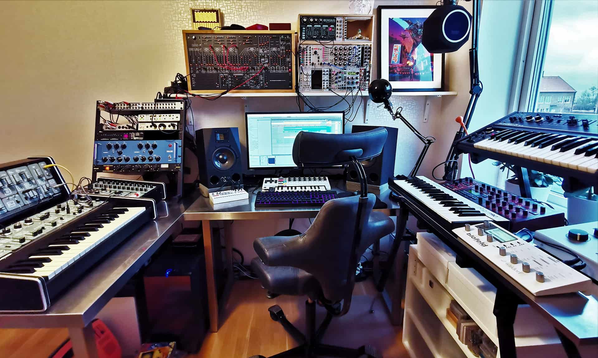 MY  STUDIO SETUP 