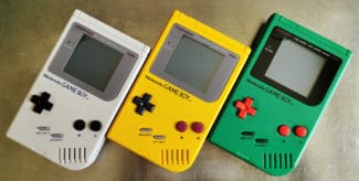 Gameboy Gray, Yellow, Green