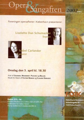 2002-04-03 - Liselotte Dan Schumacker-Isabel Carlander
