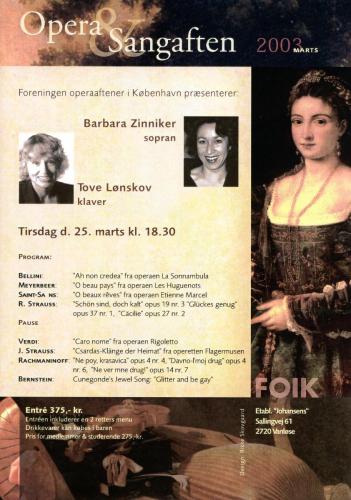 2003-03-25 - Barbara Zinniker-Tove Lønskov