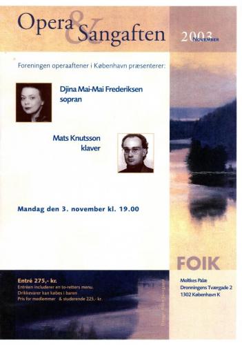 2003-11-03 - Djina Mai-Mai-Mats Knutsson