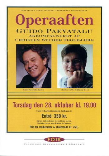 1999-10-28 - Guido Paevatalu - Christen Stubbe Teglbjærg