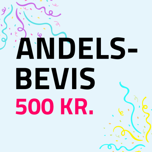 Andelsbevis – 500 kr.