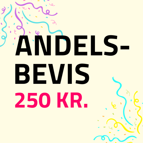 Andelsbevis – 250 kr.