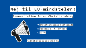 Demonstration: NEJ til EU-mindsteløn!