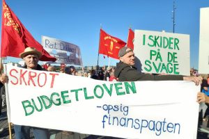 Demo Imod Budgetloven