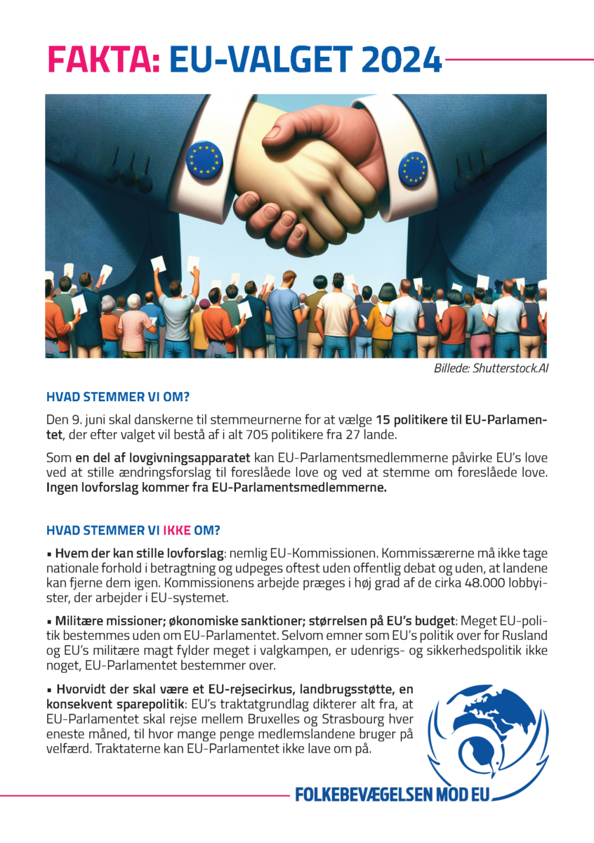 Flyer: EU-valget 2024