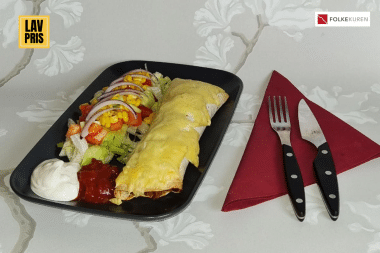 Gratinert burrito, Folkekuren AS