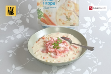 REMA 1000 fiskesuppe med reker, Folkekuren AS