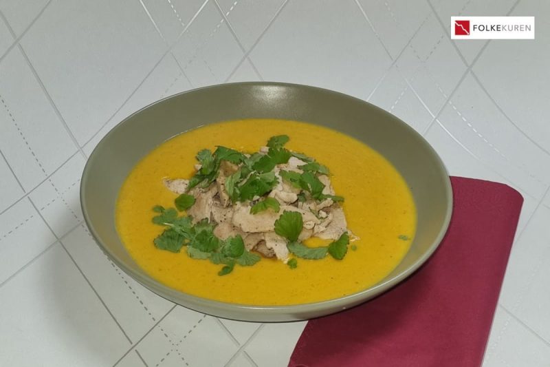 Indisk Rema 1000-suppe med kylling (Folkekuren AS)