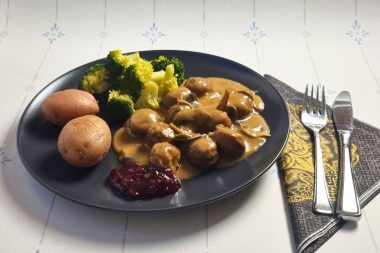 VILTi med sjampinjong og brokkolibuketter