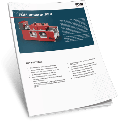 FOM omicronR2R datasheet front page