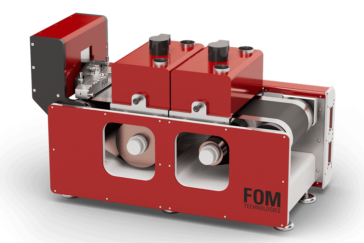 FOM omicronR2R full side view with electrode coating