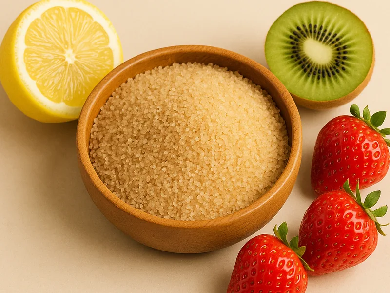Grains de fonio et sources de vitamine C