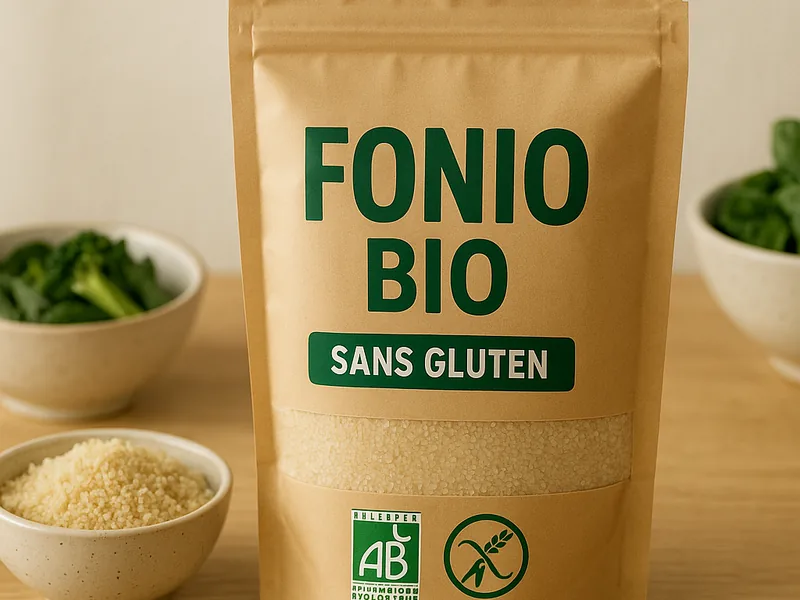 Fonio bio certifié sans gluten