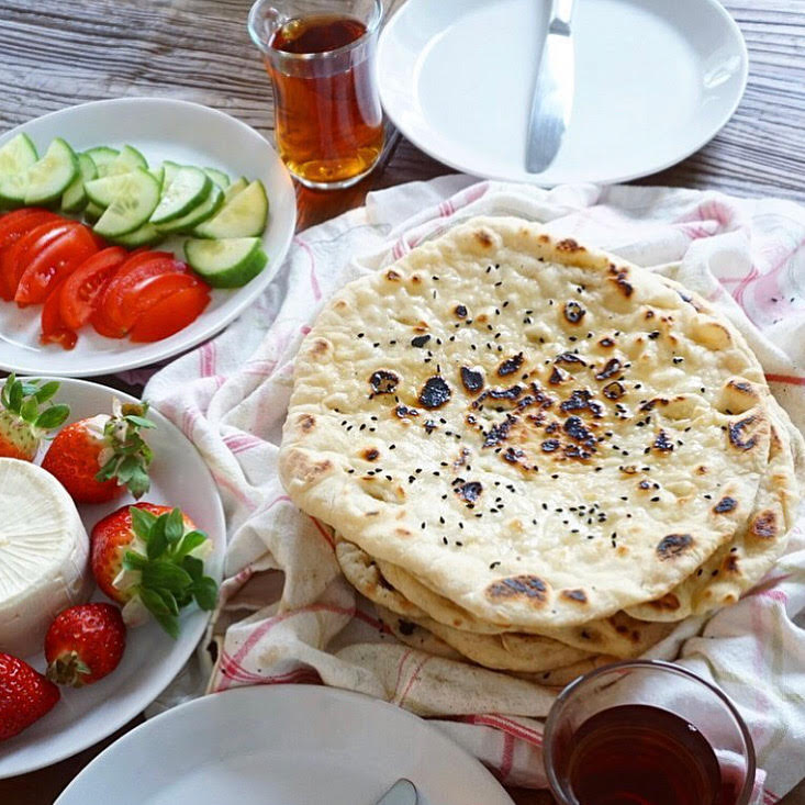 Kurdiskt bröd/Naan