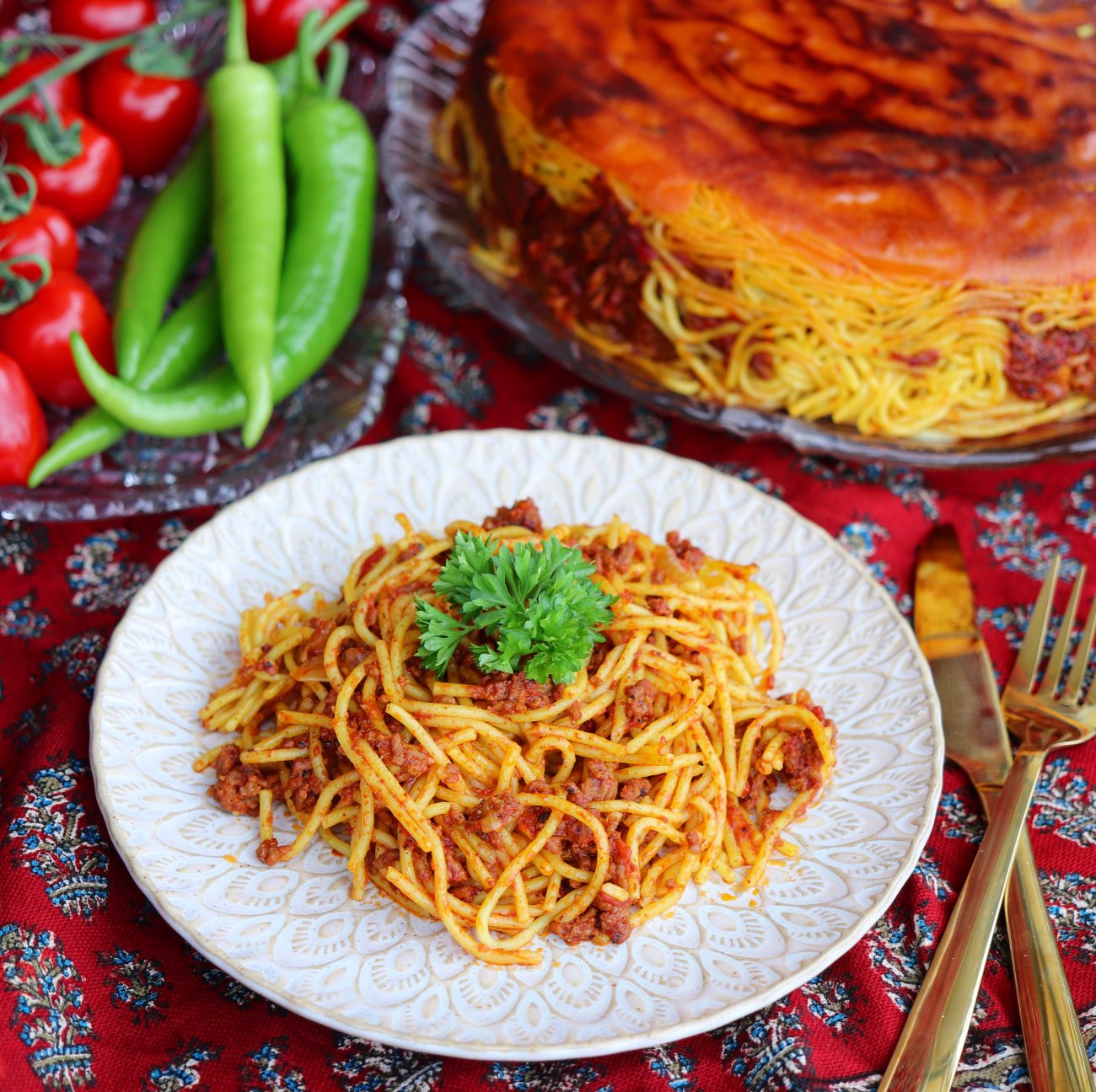 Makaroni/Spaghetti på Mellanösterns vis