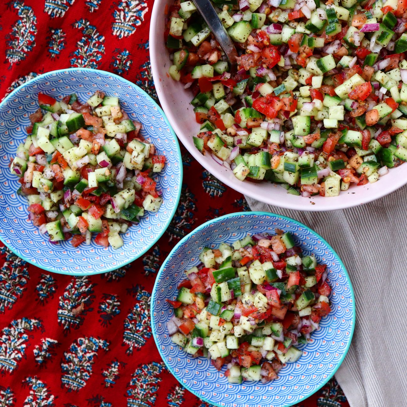Persisk salad shirazi