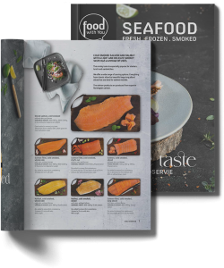 Seafood products catalogue