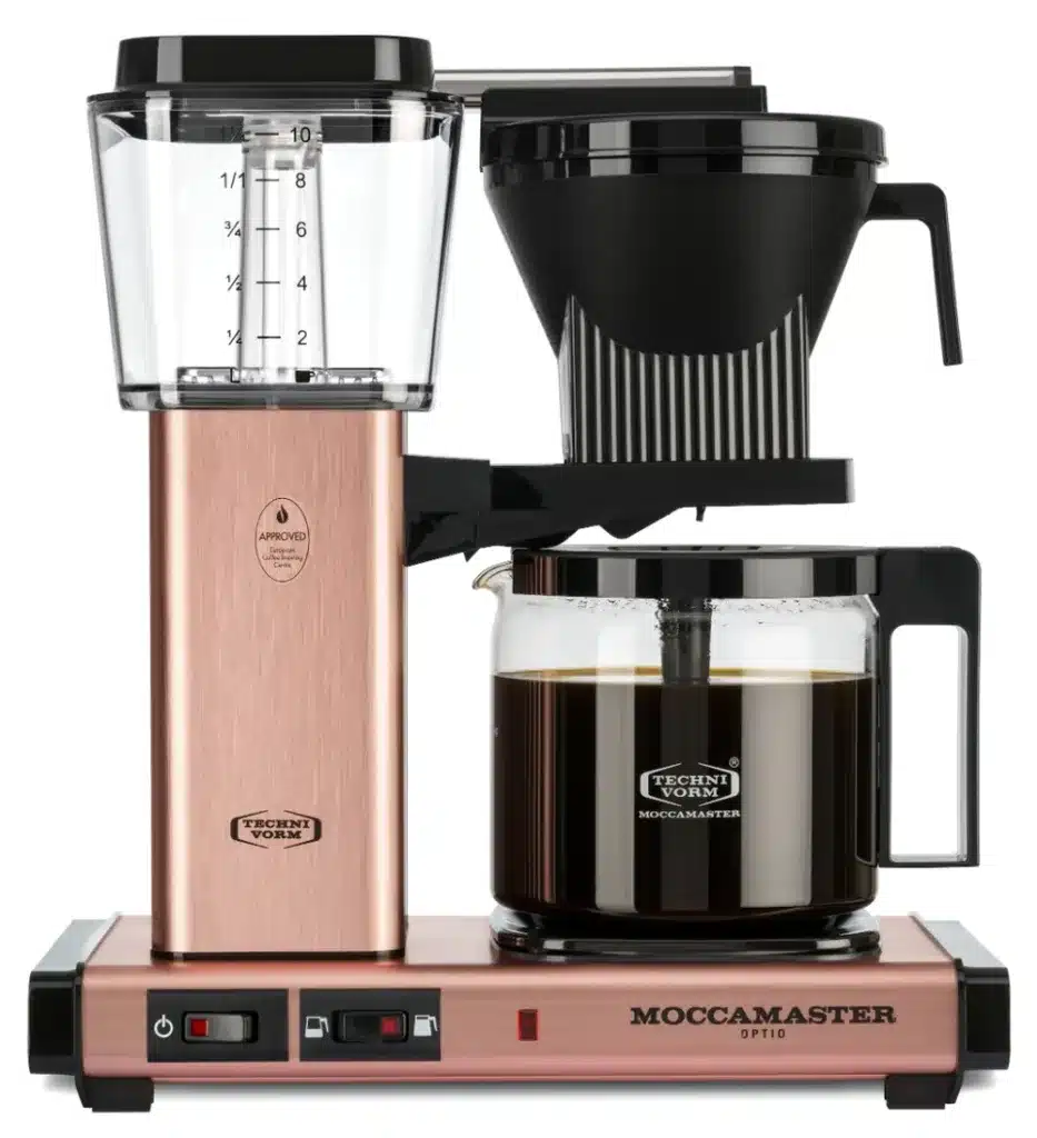 Moccamaster Optio kaffemaskine bedst i test