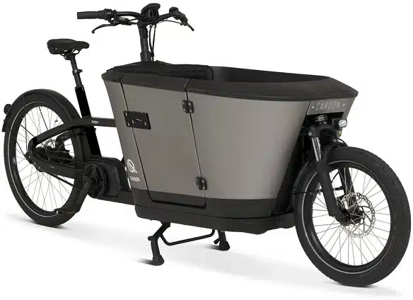 Carqon Classic E2-2x500wh Ladcykel - Black