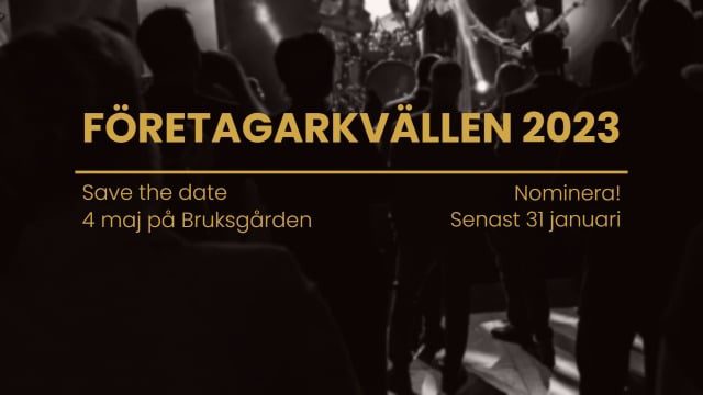 Save the date: Företagarkvällen 2023