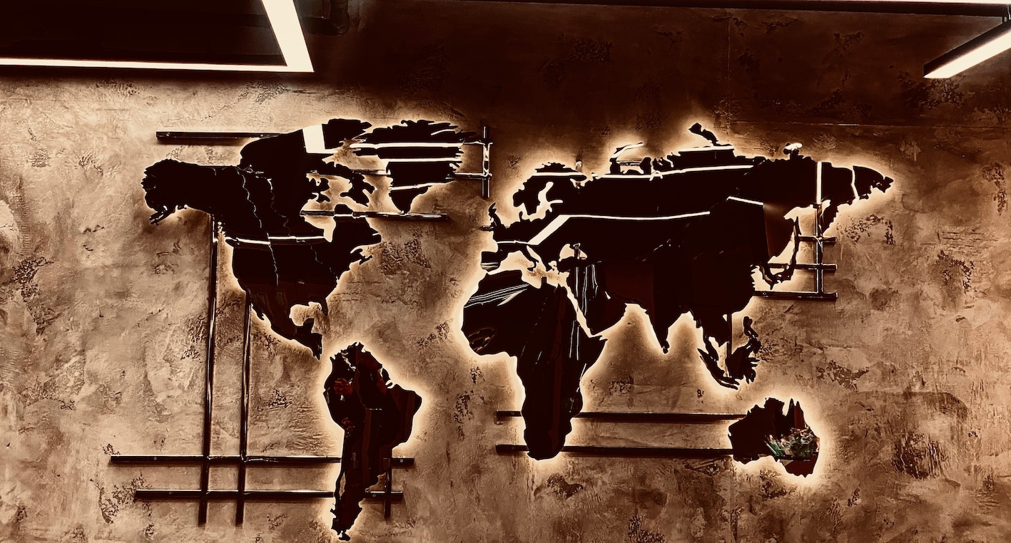 most traded currencies world map
