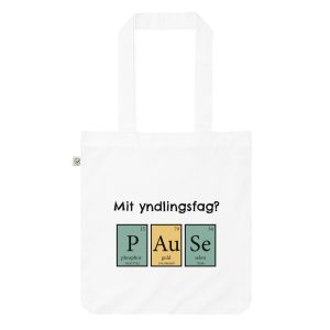 Organic fashion tote bag