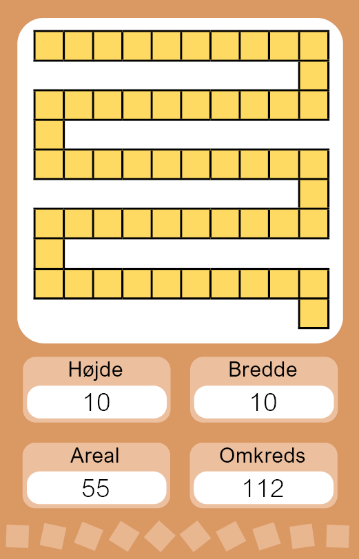 Areal og omkreds matematik kortspil 6 Areal og omkreds matematik kortspil - Billede 4