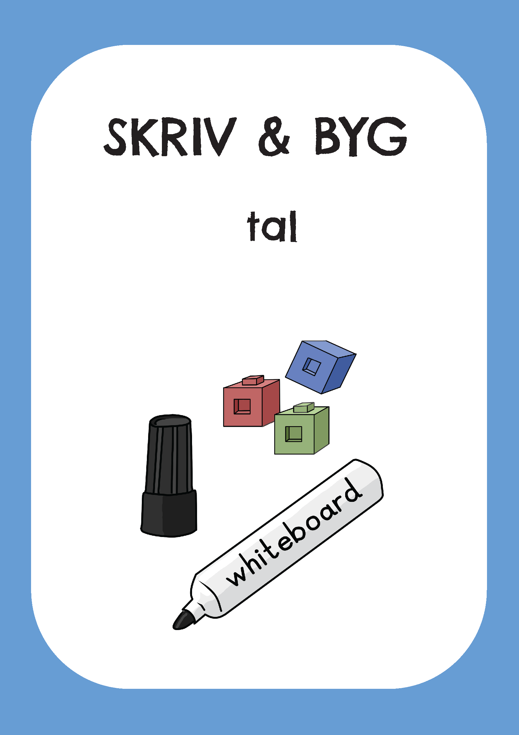 Skriv & byg med tal