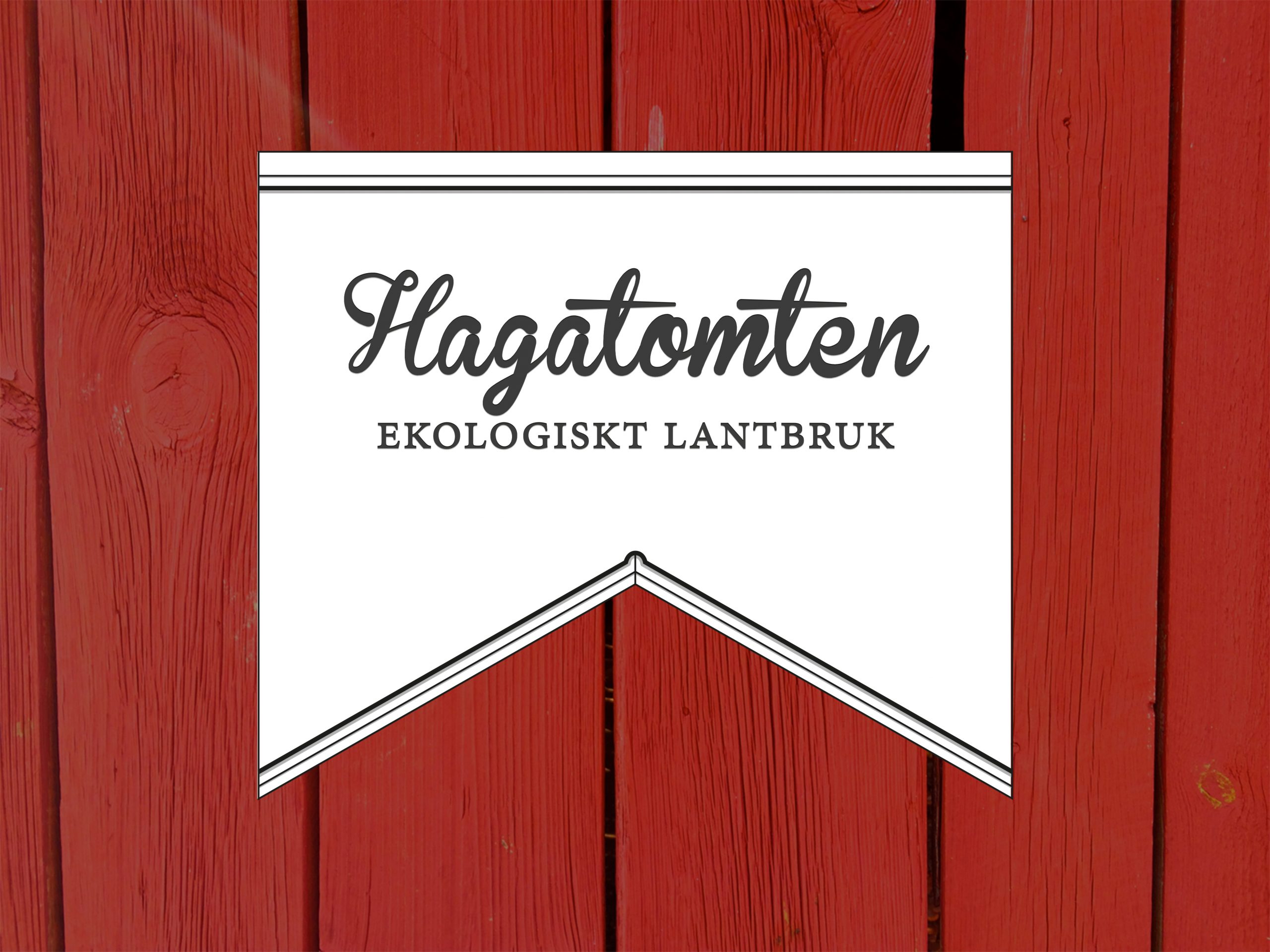 Logotype till ekologiskt lantbruk, hagatomten ekologiskt lantbruk