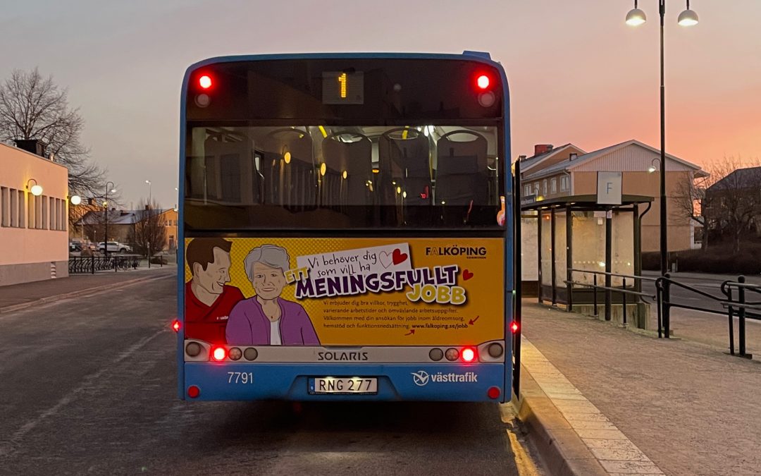 Bussreklam Falköpings kommun