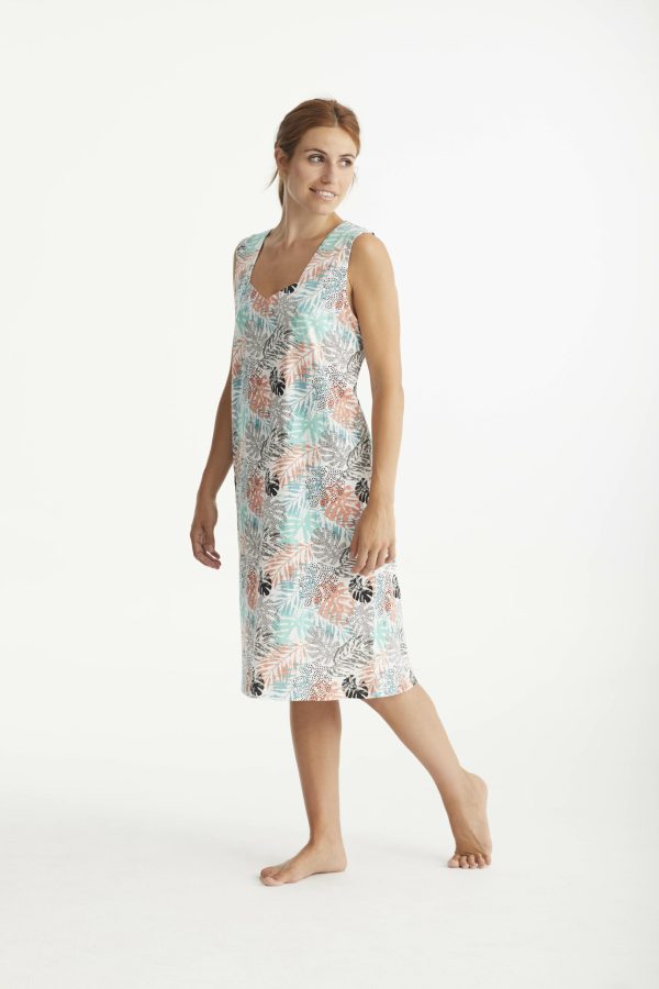 Promise Veelkleurig Dames Nachthemd Zonder Mouwen
